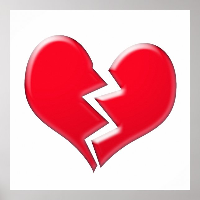 Brutet hjärta poster (Framsidan)
