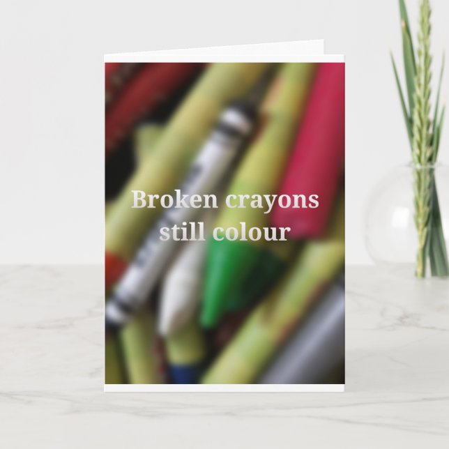 Brutet kritorcitationstecken kort (Framsida)