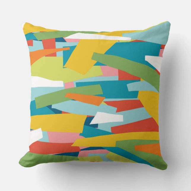 Brutet landskap - kudde (Framsida)