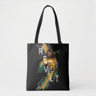 Brutit grafiskt för Aquaman   Aquaman "revolt" Tygkasse
