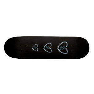 Brutna hjärtor för metall skateboard bräda 21,5 cm