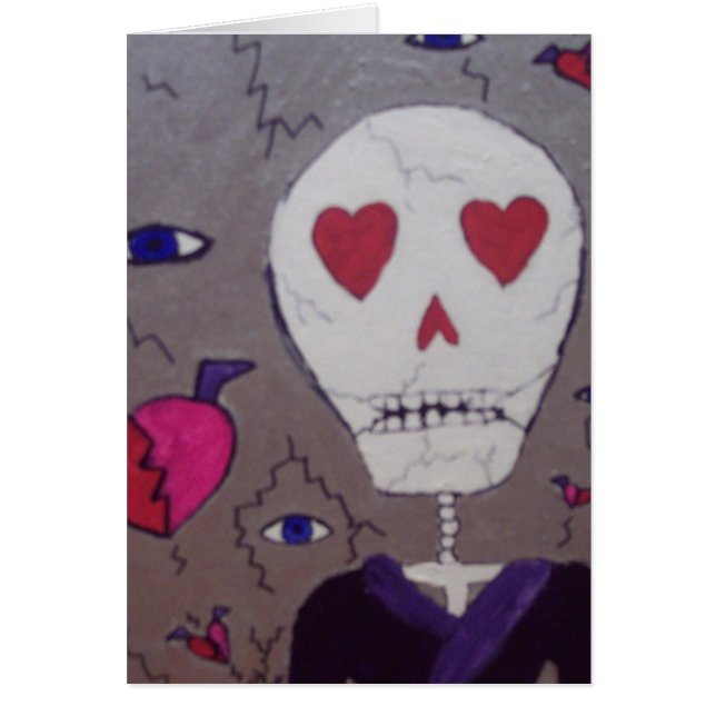 Brutna hjärtor och Grimm Hälsningskort (Framsidan)