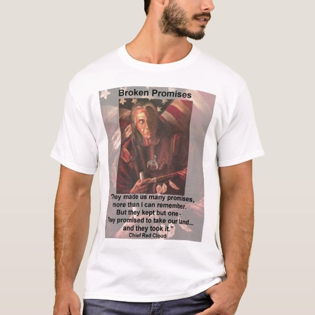 brutna löften t-shirt (Framsida)