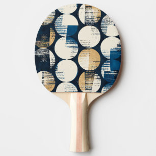 Brutna vattenfärgpunkter, Färgeffekt. Pingisracket
