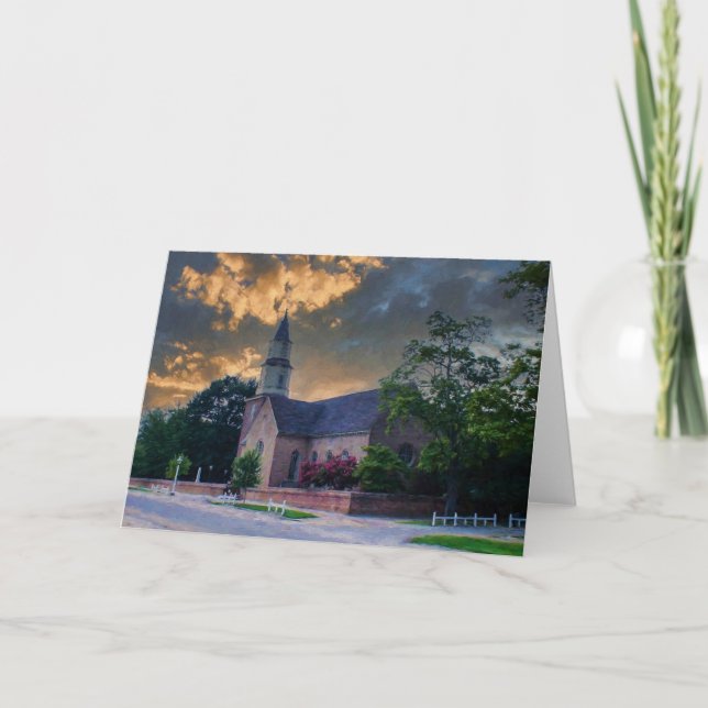 Bruton Parish Church Card Kort (Framsida)