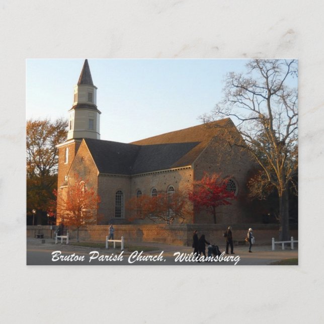Bruton Parish Church, Williamsburg Vykort (Framsida)