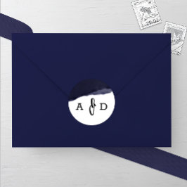 Bruttonationstrenspenseldrag Bröllop Runt Klistermärke