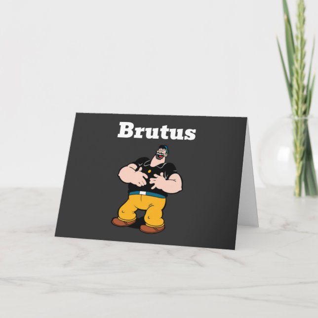 Brutus Greeting Card Tack Kort (Framsida)