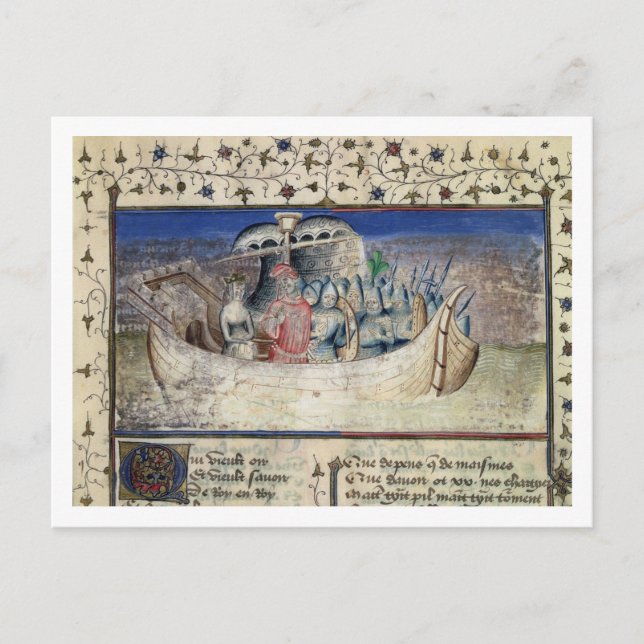 Brutus the Trojan Sets Sail for Britain, från "The Vykort (Framsida)