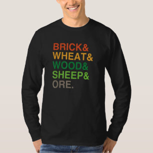 Brutvete, lumber får och råris t shirt
