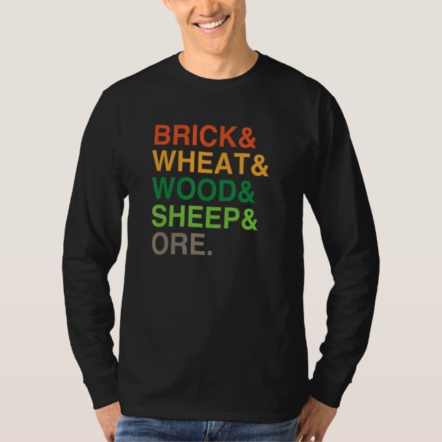 Brutvete, lumber får och råris t shirt (Framsida)