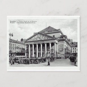 Bruxelles, Belgiens teaterRoyal Vykort