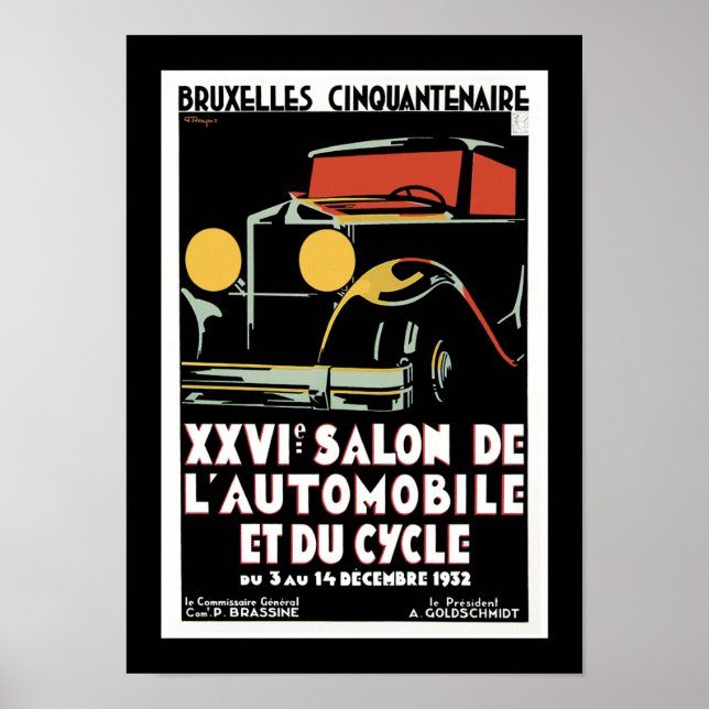 Bruxelles Cinquantenaire Poster (Framsidan)