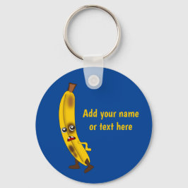 Bruzed Banana bad approach on Frukt - din text Nyckelring
