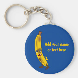 Bruzed Banana bad approach on Frukt - din text Nyckelring