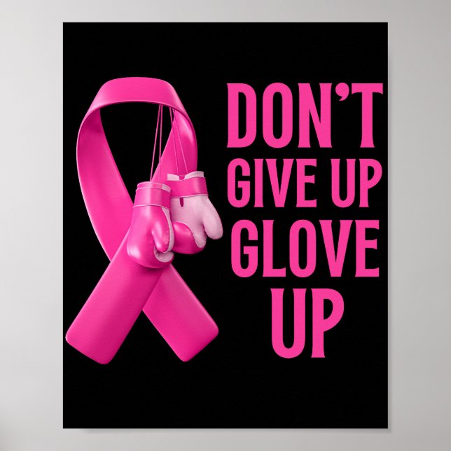 Bry dig inte om ge och bocka upp cancermedvetandet poster (Framsidan)