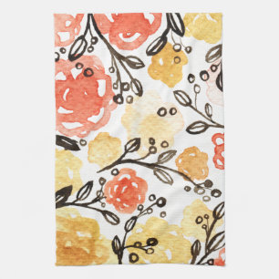 Bry och Blommigt Kökshandduk
