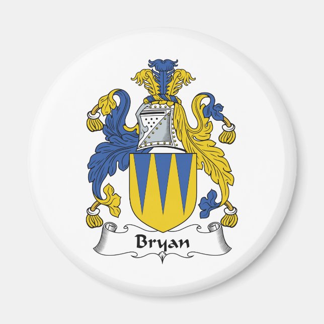 Bryan Family Crest Magnet (Framsidan)