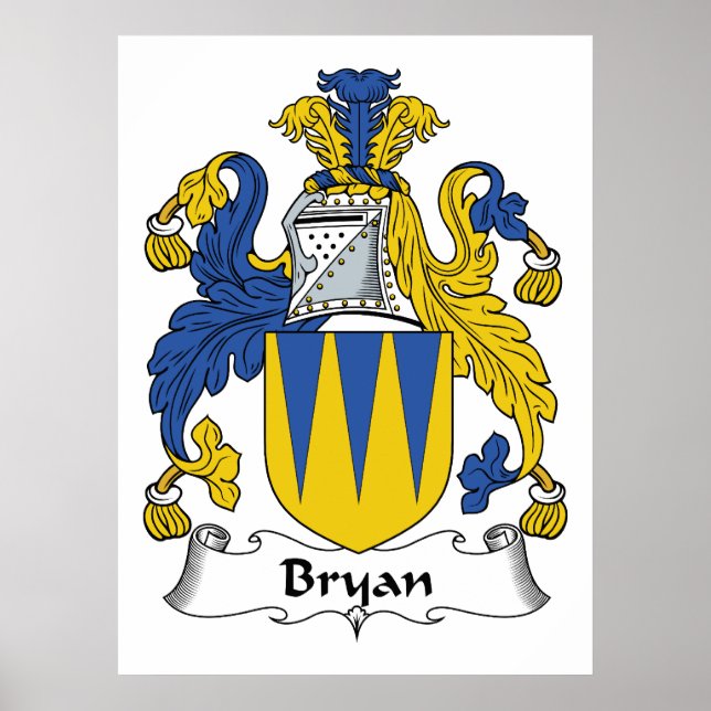 Bryan Family Crest Poster (Framsidan)
