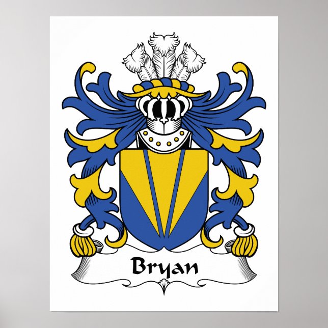 Bryan Family Crest Poster (Framsidan)