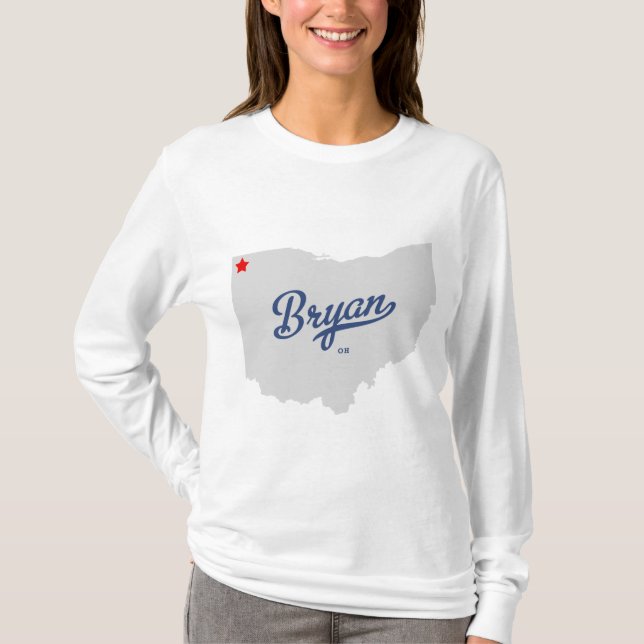 Bryan Ohio OH skjorta T-shirt (Framsida)