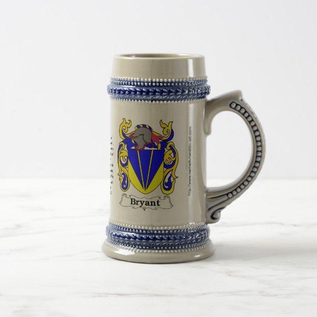 Bryant familjvapensköld keramiska Stein Sejdel (Höger)