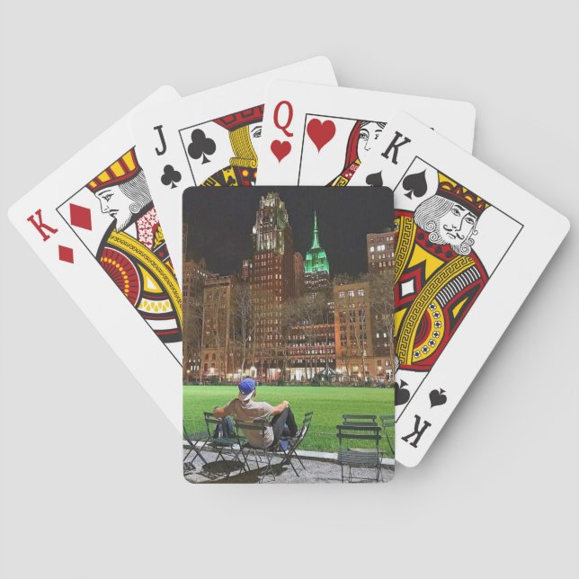 Bryant Park New York Casinokort (Baksidan)