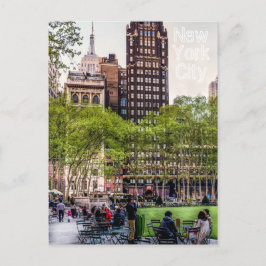 Bryant Park, NYC-vykort Vykort