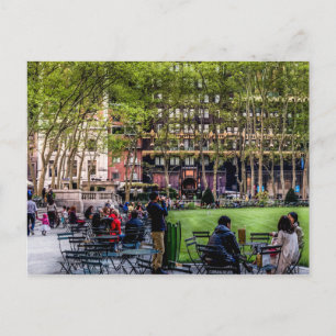 Bryant Park, NYC-vykort Vykort