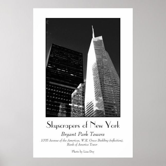 'Bryant Park Towers' Affisch (Framsidan)