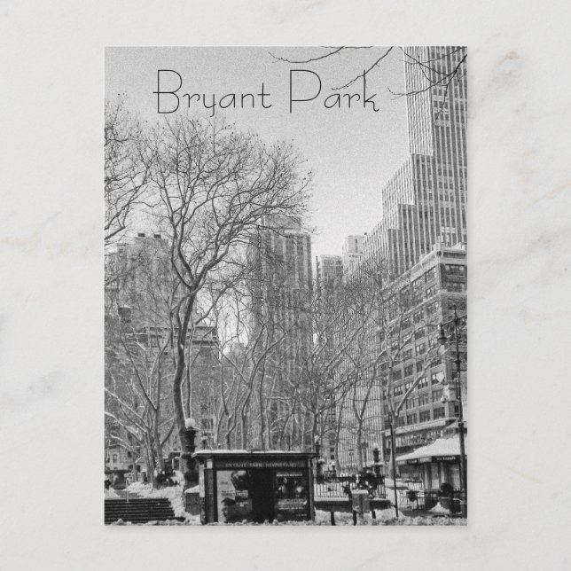 Bryant Park Vykort (Framsida)