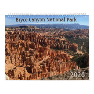 Bryce Canyon 2026 Fotografisk 12-månaders kalender