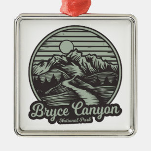 Bryce Canyon National Park Bergstig Julgransprydnad Metall
