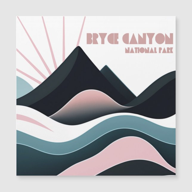 Bryce Canyon National Park Färgad Backe (Framsida)