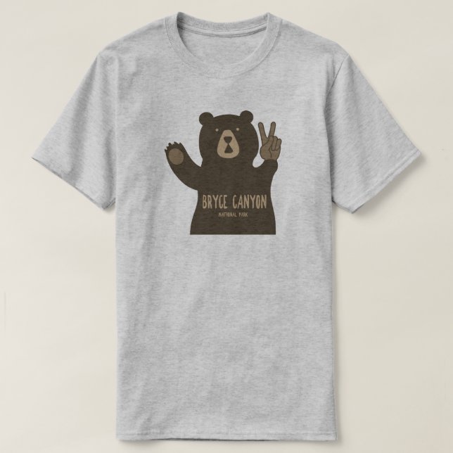Bryce Canyon National Park Fredsbjörn T Shirt (Design framsida)