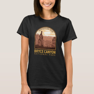 Bryce Canyon National Park Inspiration Point Retro T Shirt