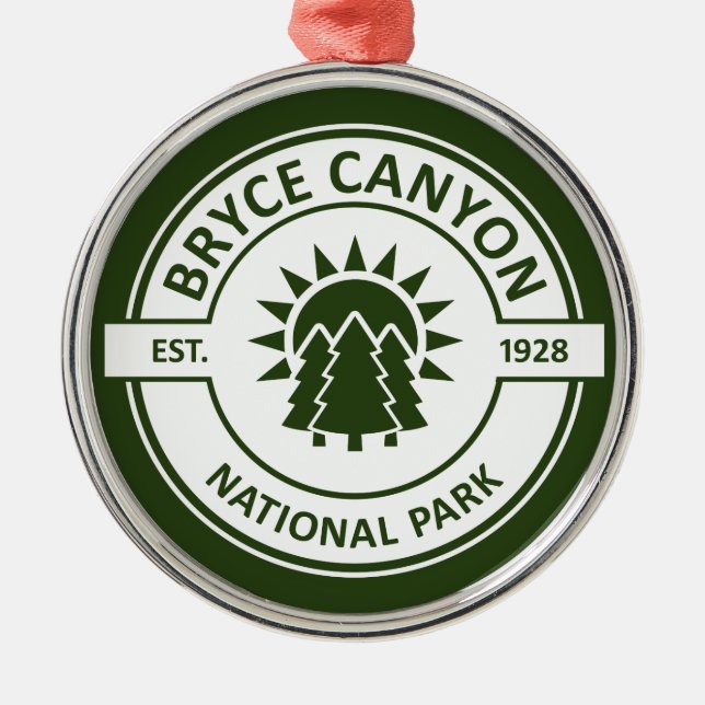 Bryce Canyon National Park Julgransprydnad Metall (Framsidan)