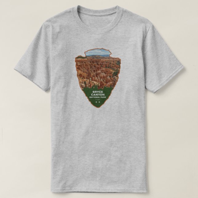 Bryce Canyon National Park Pilspets T Shirt (Design framsida)