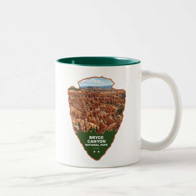 Bryce Canyon National Park Pilspets Två-Tonad Mugg (Höger)