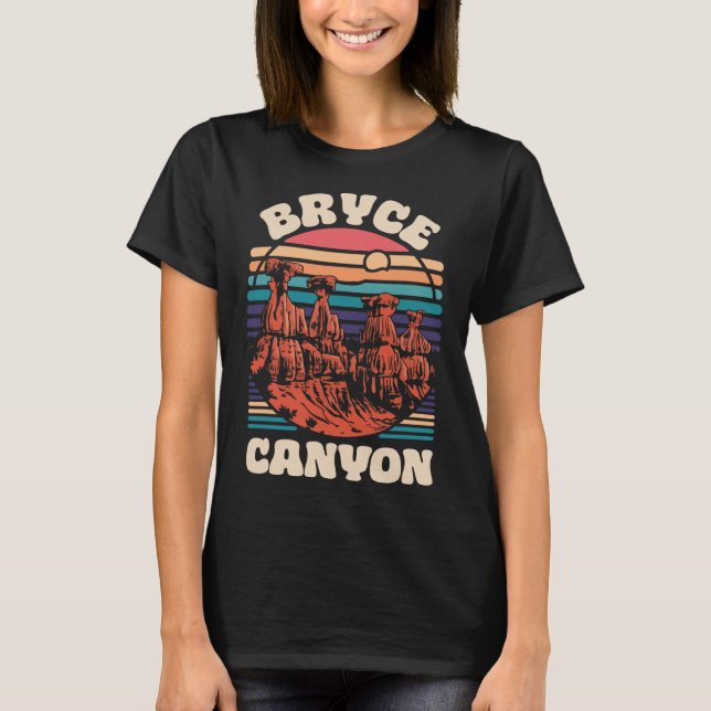 Bryce Canyon National Park Souvenir Outdoors Hikin T Shirt (Framsida)