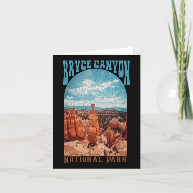 Bryce Canyon National Park Trail Explore Utah Camp Kort (Framsida)
