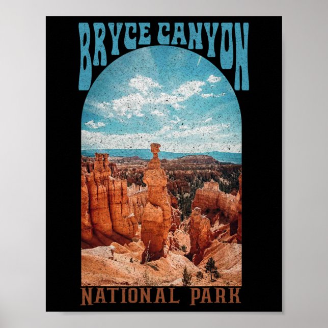 Bryce Canyon National Park Trail Utforska Utah Cam Poster (Framsidan)