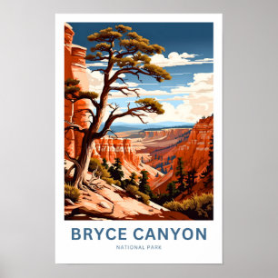 Bryce Canyon National Park Travel Skriv ut Poster