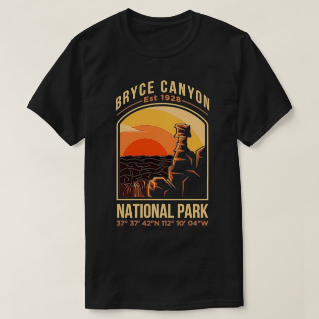 Bryce Canyon National Park US Utah State Pullover T Shirt (Design framsida)