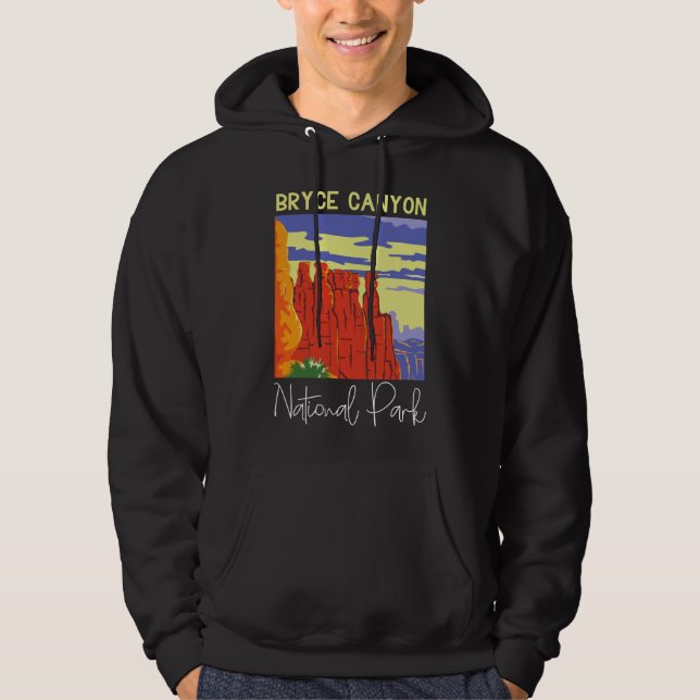 Bryce Canyon National Park USA Hoodie (Framsida)
