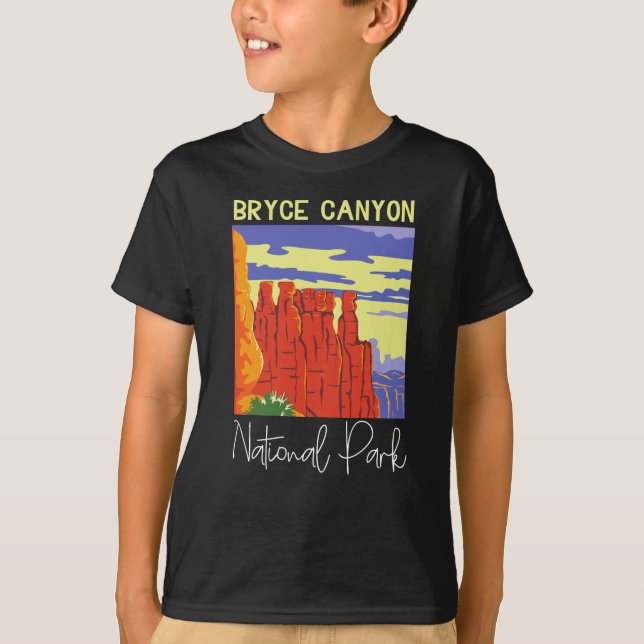 Bryce Canyon National Park USA T Shirt (Framsida)