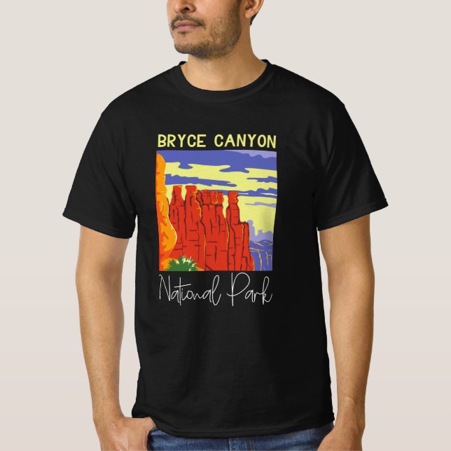 Bryce Canyon National Park USA T Shirt (Framsida)