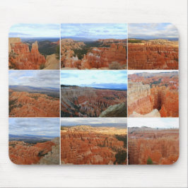 Bryce Canyon National Park, Utah, Collage Mousepad Musmatta