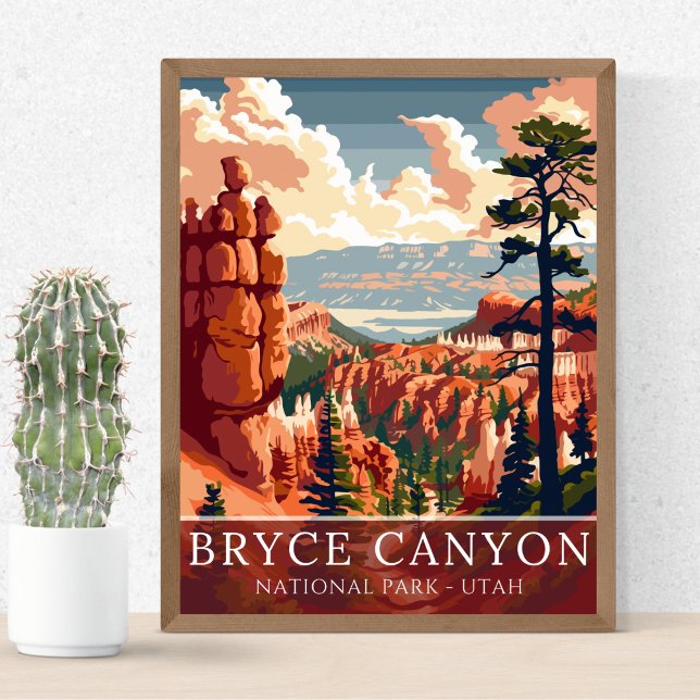 Bryce Canyon National Park Utah Desert Landscape Poster (Skapare uppladdad)