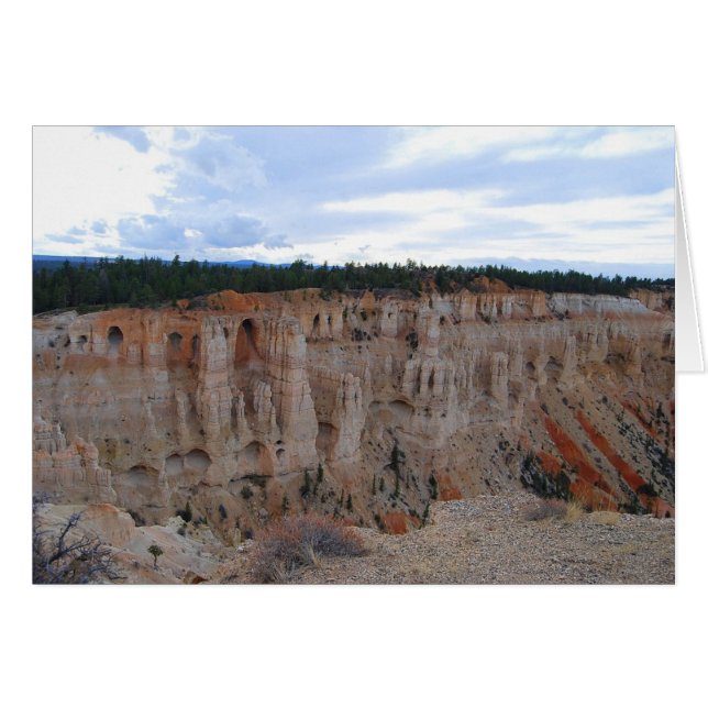Bryce Canyon National Park, Utah, kort (Framsidan Horizontal)